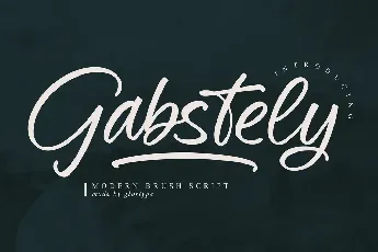 Gabstely font