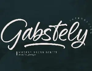 Gabstely font