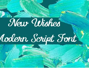 New Wishes Modern Script font