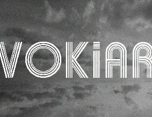 Vokiar font