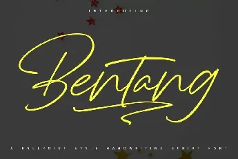 Bentang font