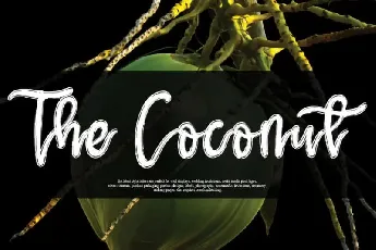 The Coconut Script font