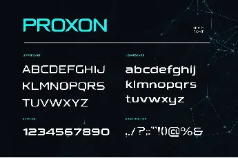 Proxon font