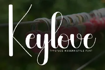 Keylove Script font