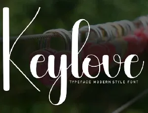 Keylove Script font