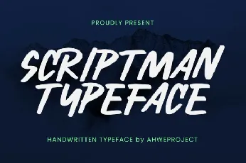 Scriptman font