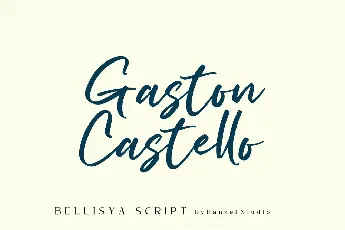 Bellisya font