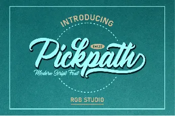 Pickpath font