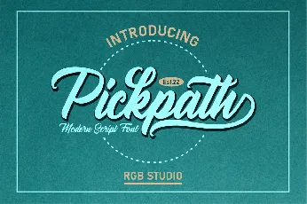 Pickpath font