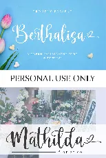 Berthalisa font