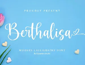 Berthalisa font