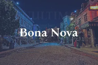 Bona Nova font