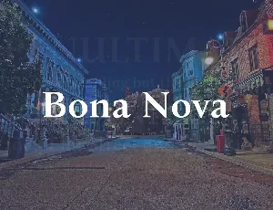 Bona Nova font