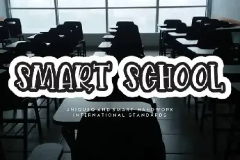 Smart School Display font