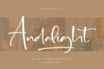 Andalight font