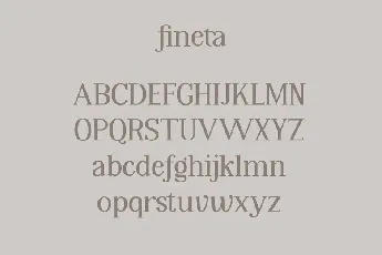 Fineta font