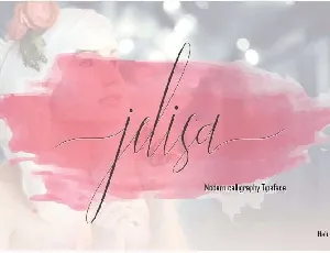 Jelisa Script Free font