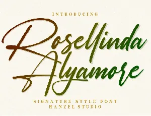 Rosellinda Alyamore font