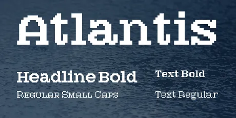 Atlantis font