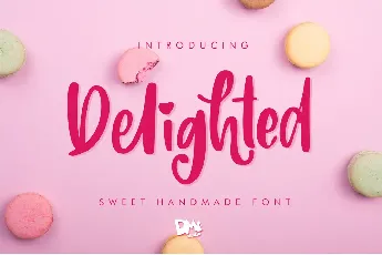 Delighted font