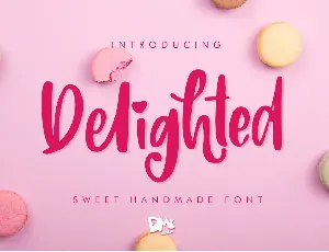 Delighted font