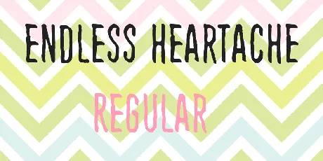 Endless heartache font