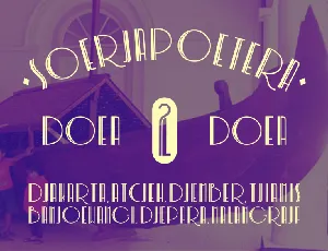 Soerjapoetera Doea font