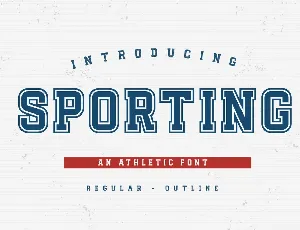 Sporting font