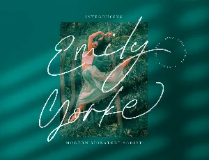 Emily Yorke font