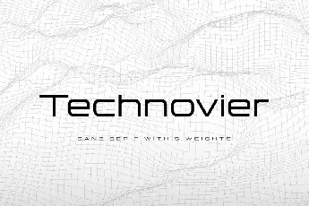 Technovier font