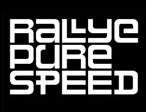 Rallye Free font