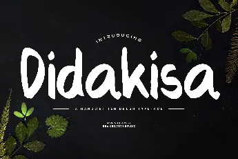 Didakisa Personal Use font