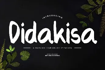 Didakisa Personal Use font