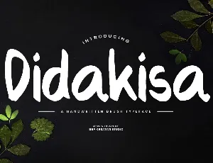Didakisa Personal Use font