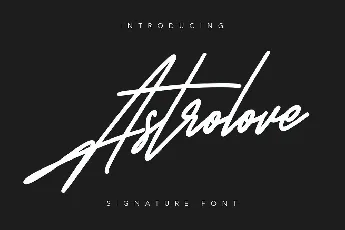 Astrolove font