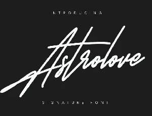 Astrolove font