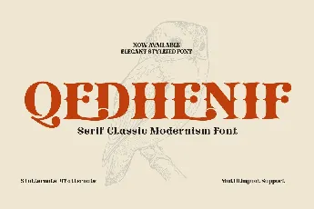 Qedhenif font