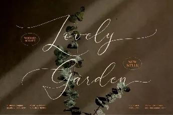 Lovely Garden font