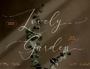 Lovely Garden font