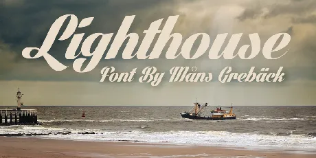 Lighthouse Personal Use font