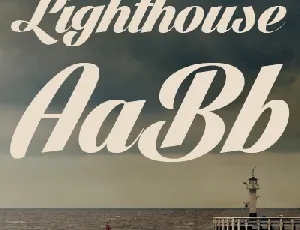 Lighthouse Personal Use font