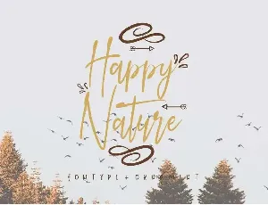 Happy Nature Demo font