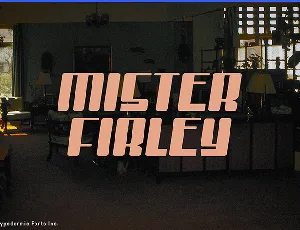 Mister Firley font