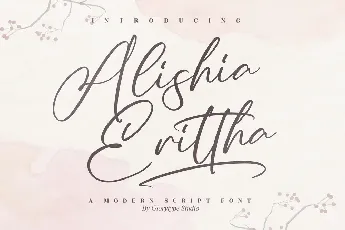 Alishia  Erittha font