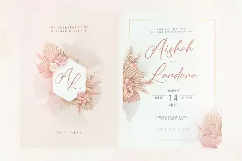 Alishia  Erittha font