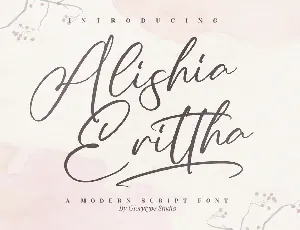 Alishia  Erittha font