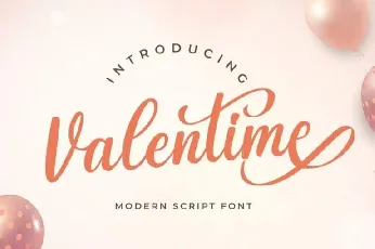 Valentime Script font