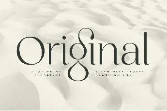 Original font