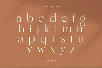 Original font