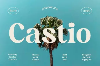 Castio font